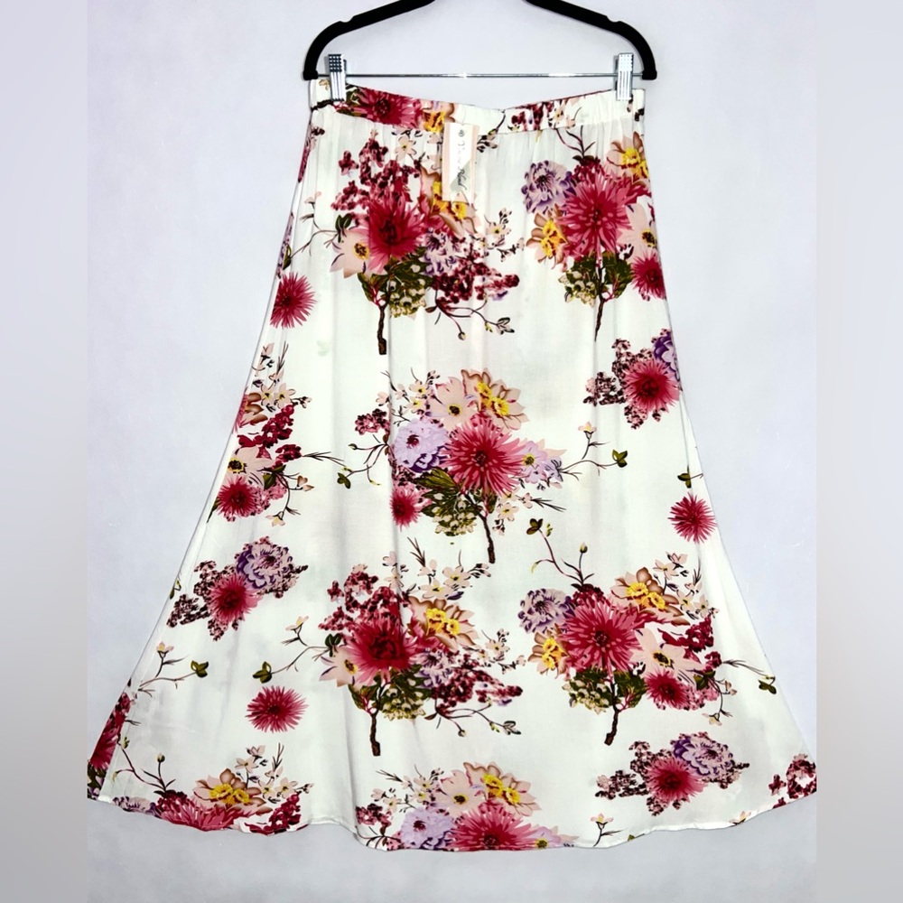NWT Philosophy Republic Clothing Floral Maxi Boho Skirt Size M - Picture 1 of 9